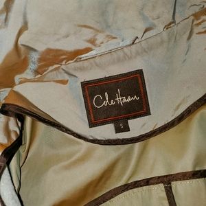 Rain Coat Cole Haan Khaki Pearlescent